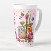 Tasse Latte Bouteille d'eau Coquette (Angle droit)
