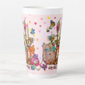 Tasse Latte Bouteille d'eau Coquette (Devant)