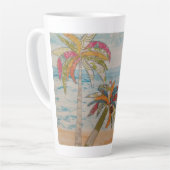 Tasse Latte Bouteille en latte des voiles rouges (Angle gauche)