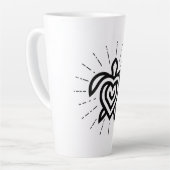 Tasse Latte Bouteille en latte du logo Rays (Angle gauche)