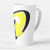 Tasse Latte Bouton Direction droite (Angle droit)