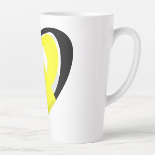Tasse Latte Bouton Direction droite (Droite)
