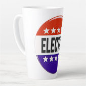 Tasse Latte Bouton Élection (Angle gauche)