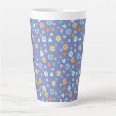 Tasse Latte Boutons de coupe (Devant)