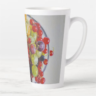 Tasse Latte Bowl of Berries - Hyperréaliste Fruit Still Life