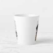 Tasse Latte Boxer, Hound officiel et Casquette (Devant)