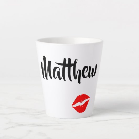 Tasse Latte Boyfriend Kisses (Devant)