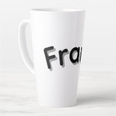 Tasse Latte Boys Called Frank, (Angle gauche)