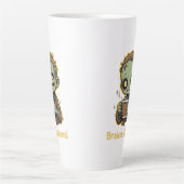 Tasse Latte Brains Optional Zombie Coffee Funny Cute Undead (Devant)
