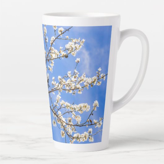 Tasse Latte branche de floraison (Droite)