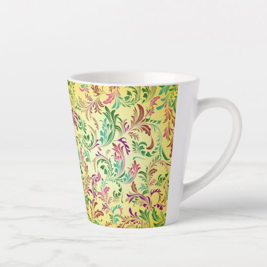 Tasse Latte Branches Design Motif-444555 (Droite)