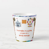 Tasse Latte Brandon, ours robuste du cirque (Devant)