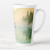 Tasse Latte Breathe Mountain Forest Gold Green Giant Cof (Droite)