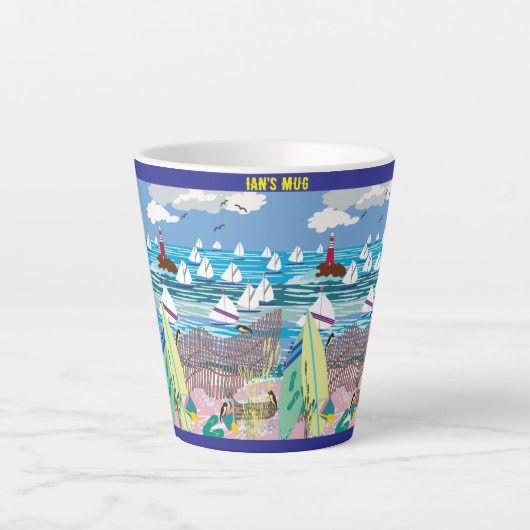 Tasse Latte Breezin été (Devant)