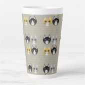 Tasse Latte Brick de chats (Devant)