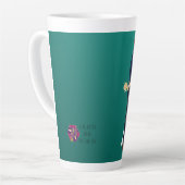 Tasse Latte Bridal Couple, skin tones Variation 5 (Angle gauche)