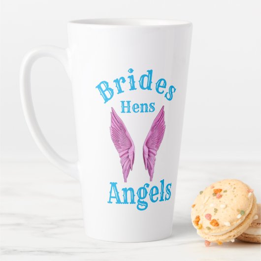 Tasse Latte Brides Hens Angels (En situation)