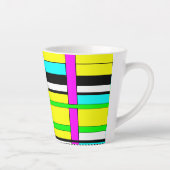 Tasse Latte Bright abstract (Droite)