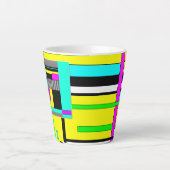 Tasse Latte Bright abstract (Devant)