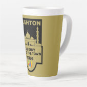 Tasse Latte Brighton Gay pride - Brighton England LGBT - (Angle droit)