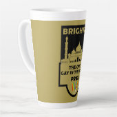 Tasse Latte Brighton Gay pride - Brighton England LGBT - (Angle gauche)