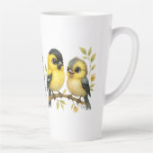 Tasse Latte Brillant Goldfinch américain (Droite)