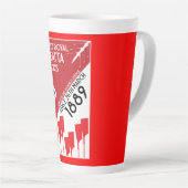 Tasse Latte British River Thames Regatta (Angle droit)