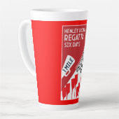 Tasse Latte British River Thames Regatta (Angle gauche)