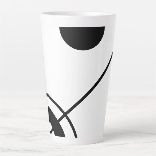 Tasse Latte Brochures d'art Abstrait (Devant)