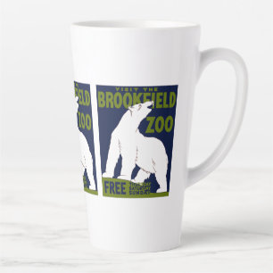 Tasse Latte Brookfield Zoo, Programme d'art fédéral Poster 193
