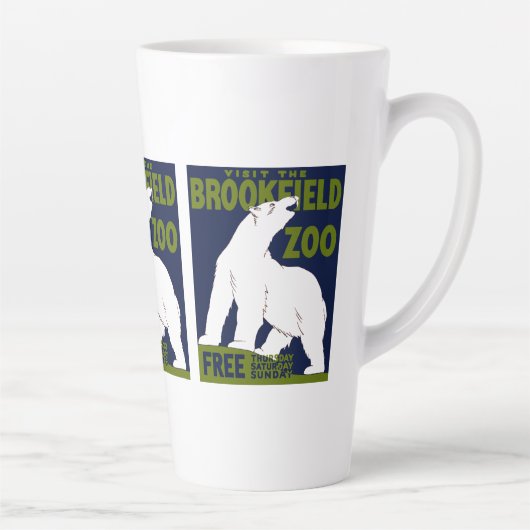 Tasse Latte Brookfield Zoo, Programme d'art fédéral Poster 193 (Droite)
