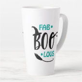 Tasse Latte Broomstick de sorcière d'Halloween Fab-Boo-Lous (Angle droit)