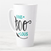 Tasse Latte Broomstick de sorcière d'Halloween Fab-Boo-Lous (Angle gauche)