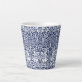 Tasse Latte Brother Rabbit Motif bleu de la marine William Mor (Devant)
