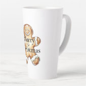 Tasse Latte Brown pain d'épice biscuit Noël (Angle droit)