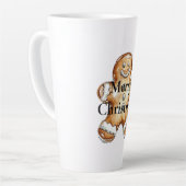 Tasse Latte Brown pain d'épice biscuit Noël (Angle gauche)