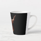 Tasse Latte Brown Texas longhorn (Droite)