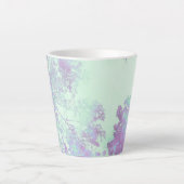 Tasse Latte Brume de feuilles larges lavande (Devant)