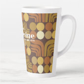 Tasse Latte Brun foncé bohème (Droite)