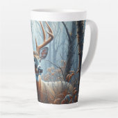 Tasse Latte Buck blanc en forêt (Angle droit)