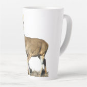 Tasse Latte Buck White Tailed (Angle droit)