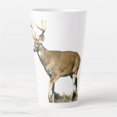 Tasse Latte Buck White Tailed (Devant)
