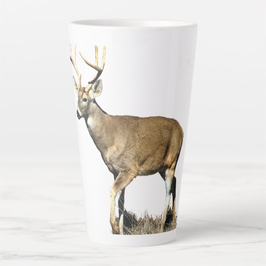 Tasse Latte Buck White Tailed (Devant)