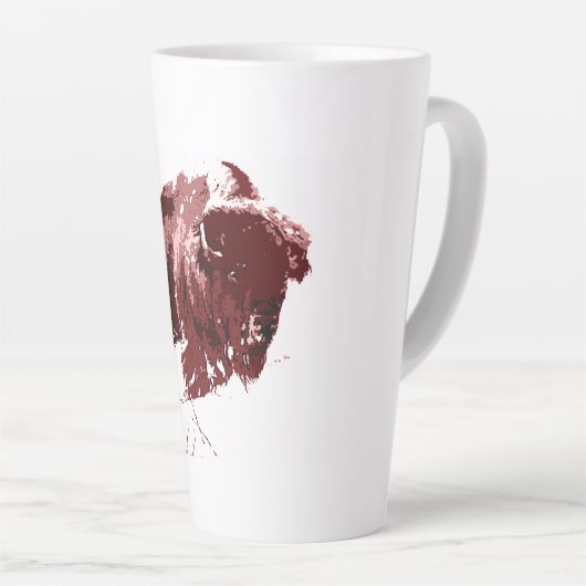 Tasse Latte Buffle - Bison (Angle droit)