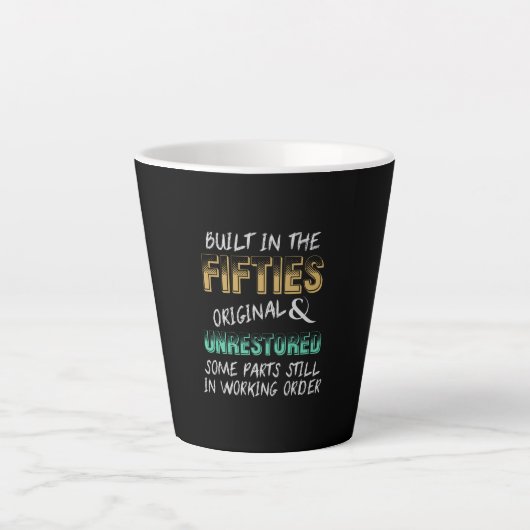 Tasse Latte Built in the fifties (Devant)