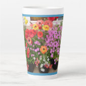 Tasse Latte Bulbes de printemps Rannunculus fleurs fleurs (Devant)