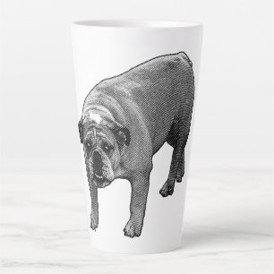 Tasse Latte Bulldog Merry Dot Brew