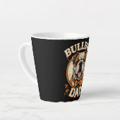 Tasse Latte bulldog papa – joli bulldog vintage pour la fête d (Angle gauche)