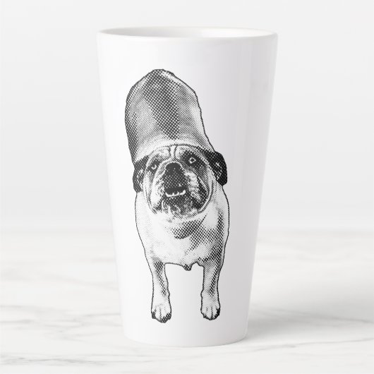 Tasse Latte Bulldog Starlight Gaze (Devant)