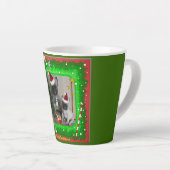 Tasse Latte Bulldogen français Noël Café (Angle droit)